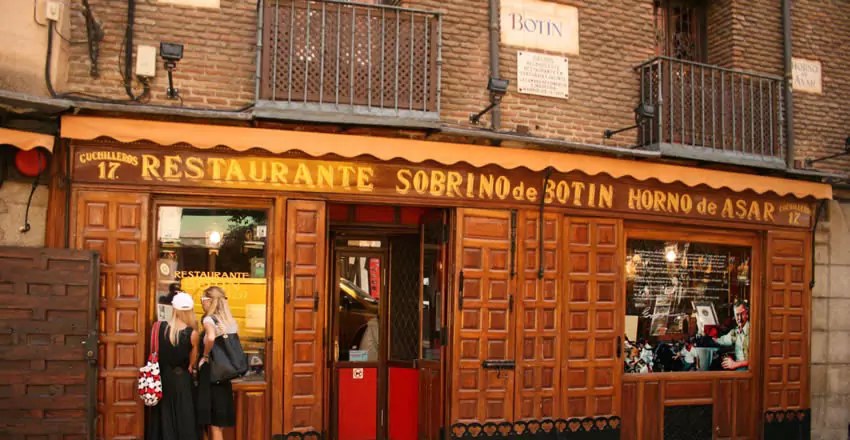 El restaurante más antiguo del mundo está en Madrid