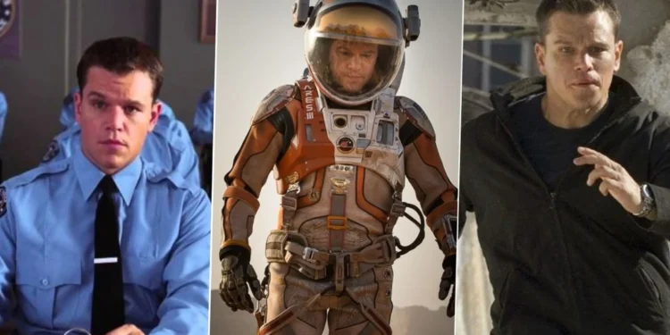 Las mejores películas de Matt Damon ordenadas de peor a mejor según IMDb