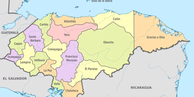 Estos son los departamentos de Honduras y sus capitales