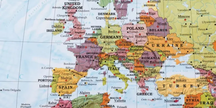 Los Países y capitales de Europa
