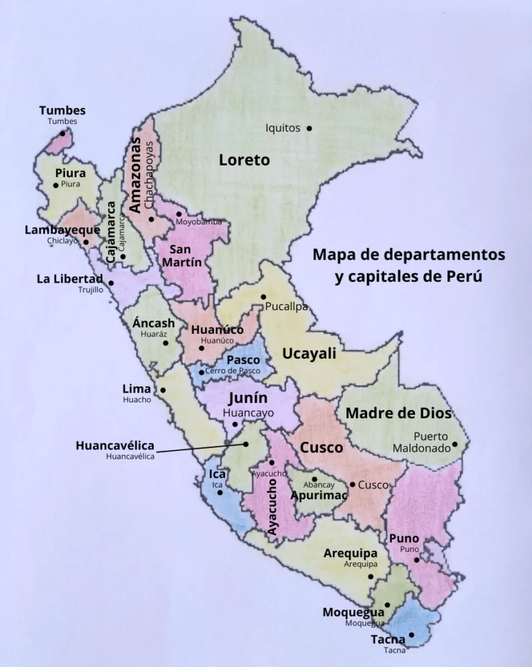 Mapa de Perú