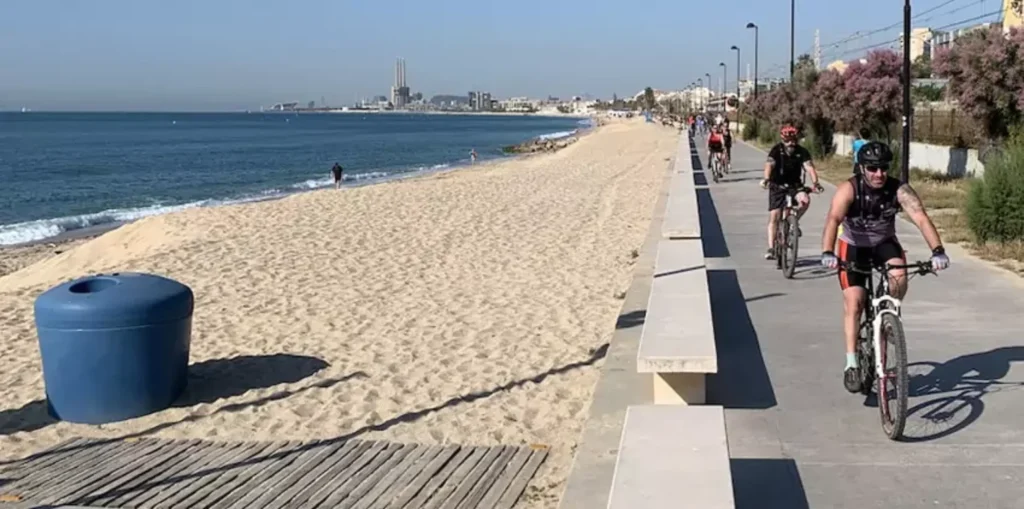 Las playas de Badalona