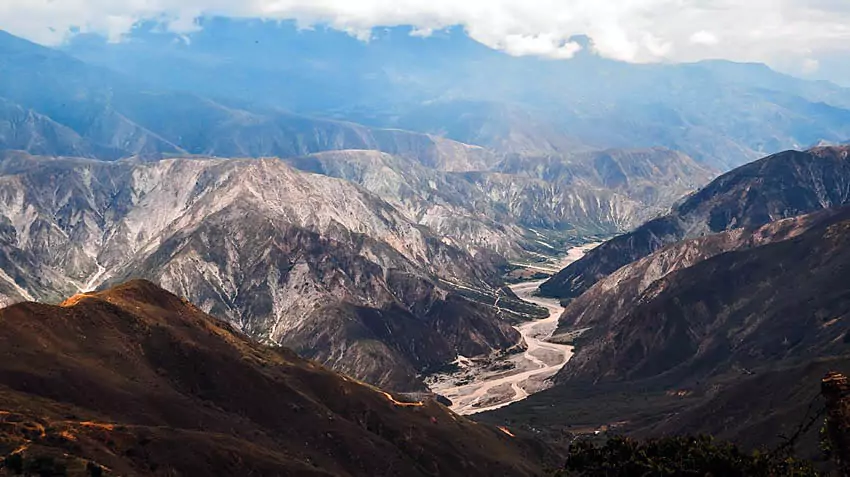 El cañón del Chicamocha