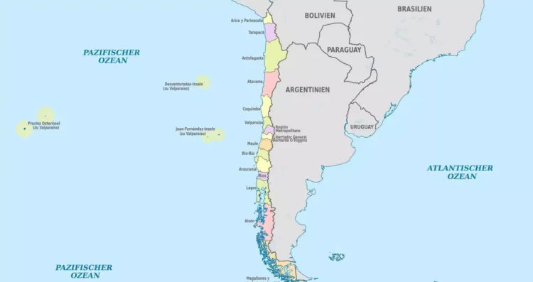 Estas son las Regiones de Chile y sus capitales