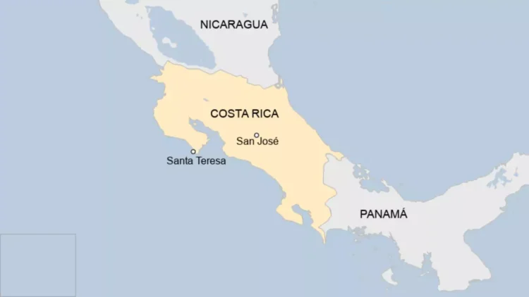 Estas son las provincias de Costa Rica y sus capitales