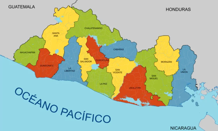 Estos son los departamentos de El Salvador y sus capitales