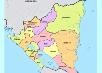 Estos son los departamentos de Nicaragua y sus capitales