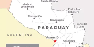 Estos son los departamentos de Paraguay y sus capitales