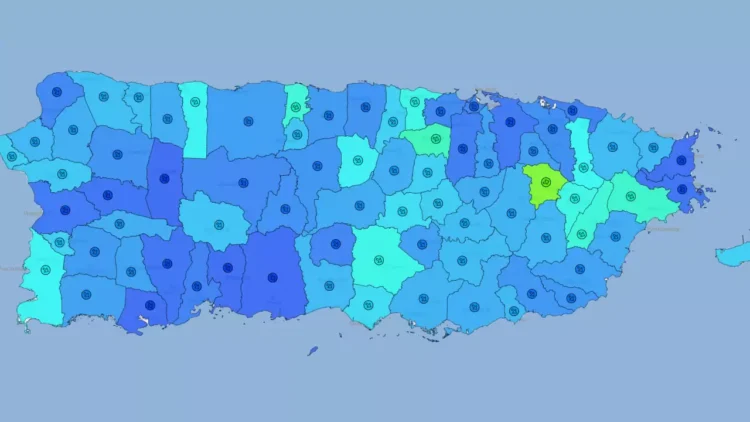 Estos son los municipios de Puerto Rico agrupados por distritos senatoriales