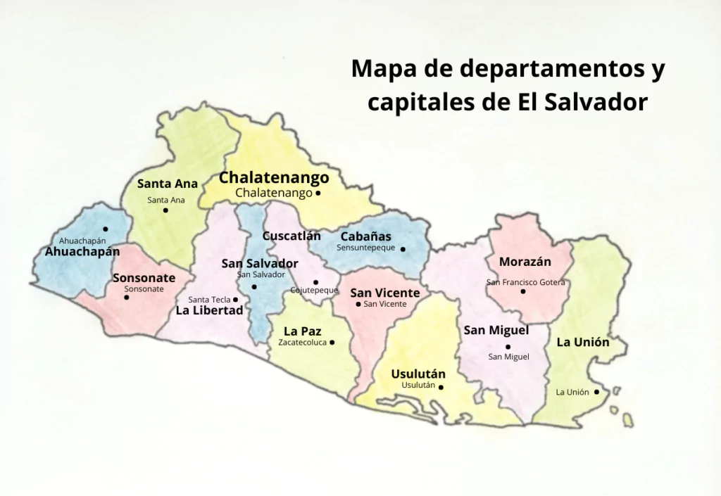 Mapa de El Salvador