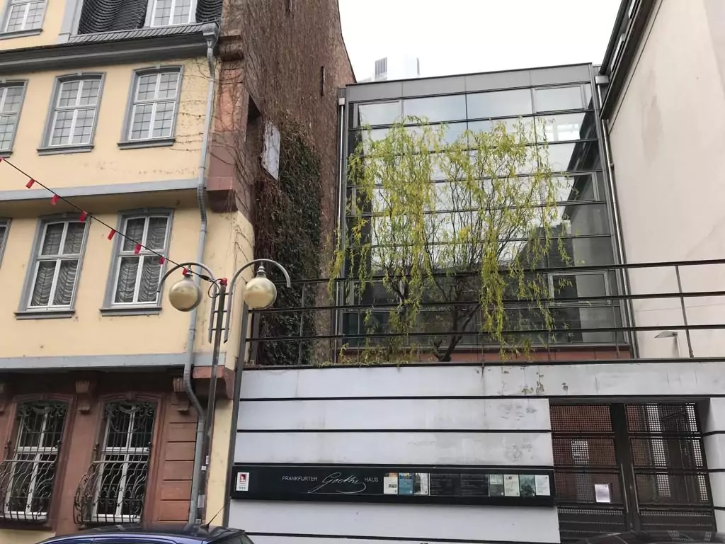 Casa de Goethe, uno de los lugares que ver en Frankfurt