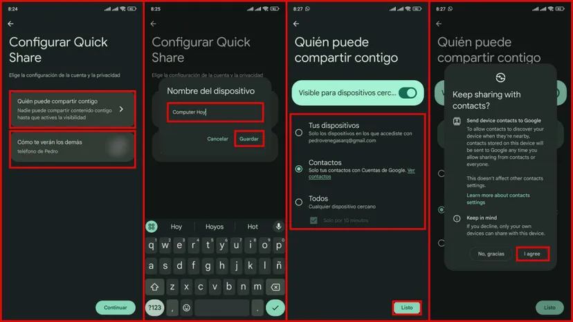 Cómo usar la función de Google para compartir QR en tu móvil Android