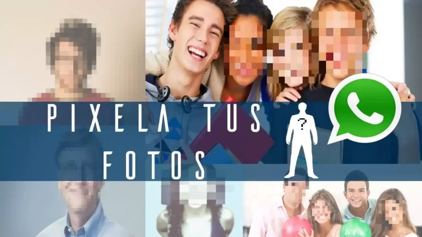 ¿Cómo pixelar fotos en WhatsApp?