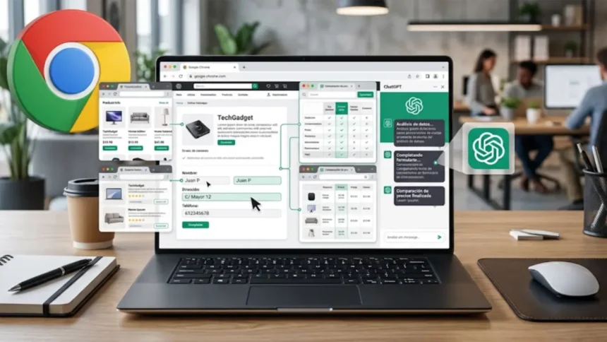 ChatGPT ya puede controlar las pestañas de Google Chrome: así cambia la forma de navegar con IA