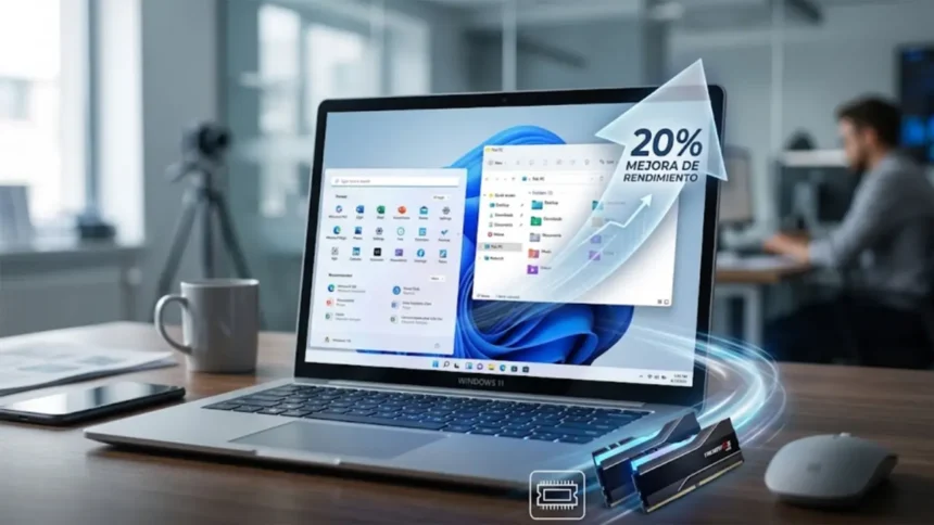 Windows 11 será hasta un 20% más rápido tras su última actualización