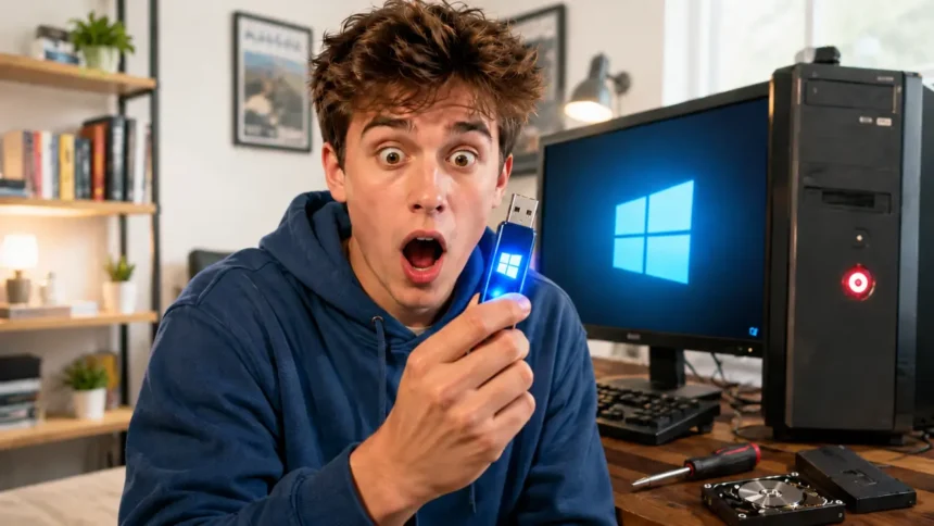 Cómo rescatar tus archivos de un pc que no enciende con un simple USB viejo y este programa