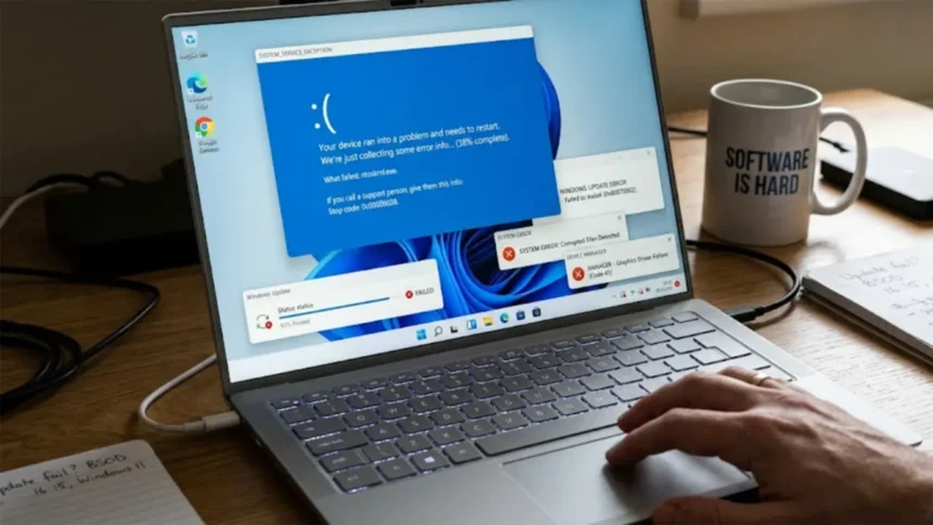 Windows 11 desata el caos tras su última actualización: pantallazos azules, bloqueos y fallos en OneDrive