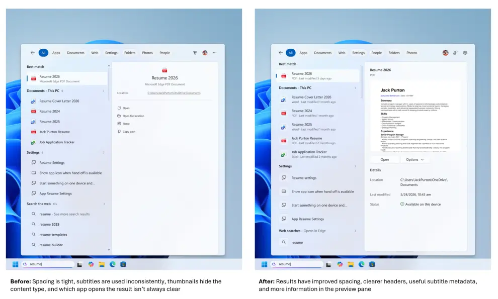 Nuevo Windows Search