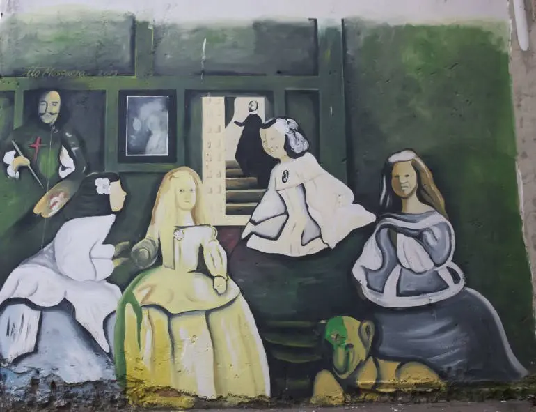 Barrio de Canido y sus meninas