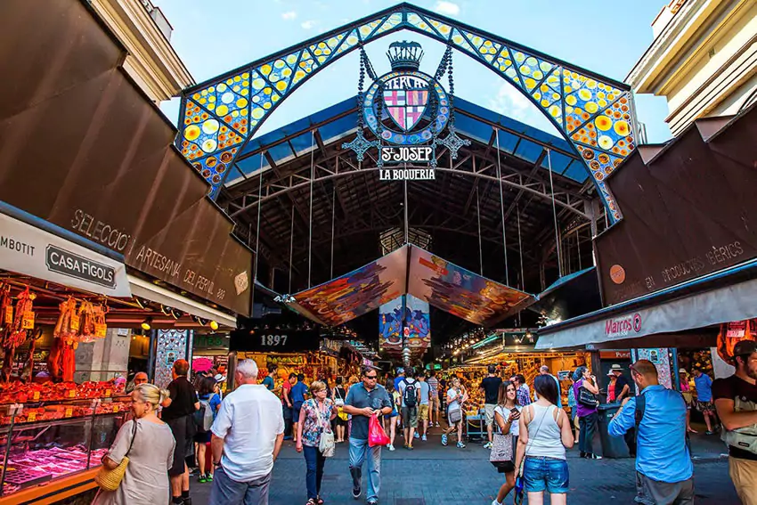 Mercados: La Boquería, Sant Antoni y Santa Caterina