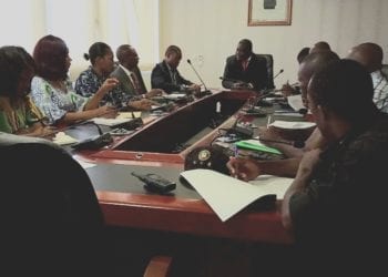 El Ministerio de Seguridad Nacional recibe a la delegación del Instituto Nacional de Estadística de Guinea Ecuatorial