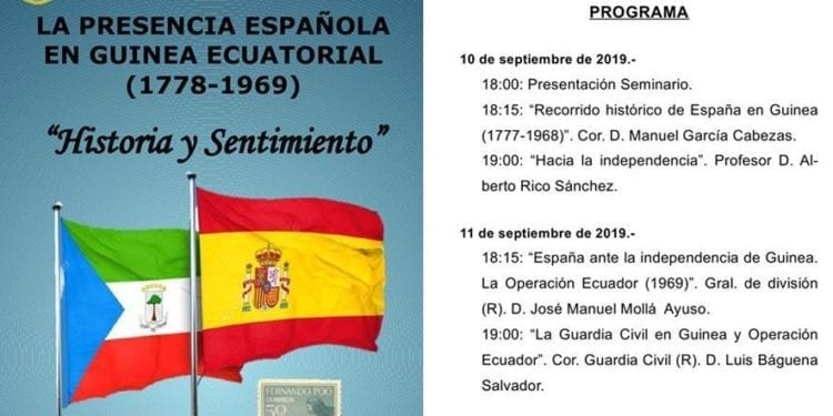 El Instituto de Historia y Cultura Militar de España ha presentado el Seminario “La presencia española en Guinea Ecuatorial (1778-1969)”.
