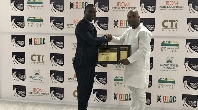 El Grand Hotel Djibloho ha sido premiado en los "Premios del Turismo Deportivo Africano"
