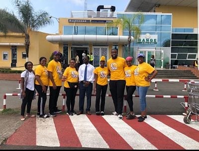 llegada a Guinea Ecuatorial del primer grupo de estudiantes de la Universidad Afroamericana de Praire View A&M University de Texas