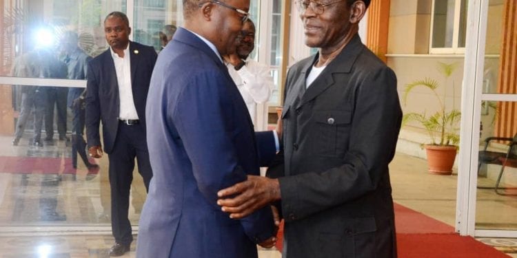 Umaru Sissoko Embalo visita Guinea Ecuatorial.