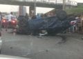 Brutal accidente de circulación en las inmediaciones del Ministerio de la Seguridad. Imagen de archivo