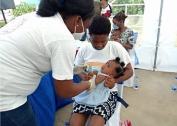 Lanzamiento de la campaña de vacunación contra el sarampión en Guinea Ecuatorial