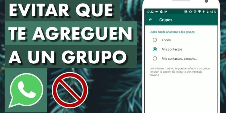 Cómo evitar que te agreguen a grupos de WhatsApp