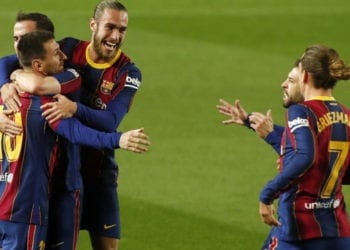 Messi y Griezmann dejan segundo al Barcelona