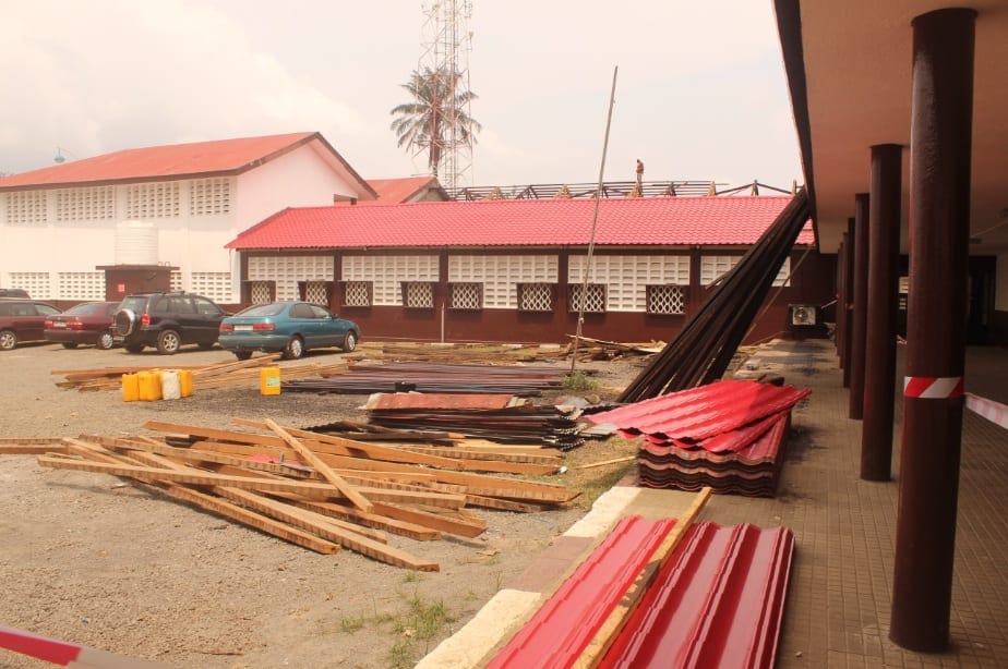 El INES Bioko Norte en obras de reforma a dos días del comienzo de las clases