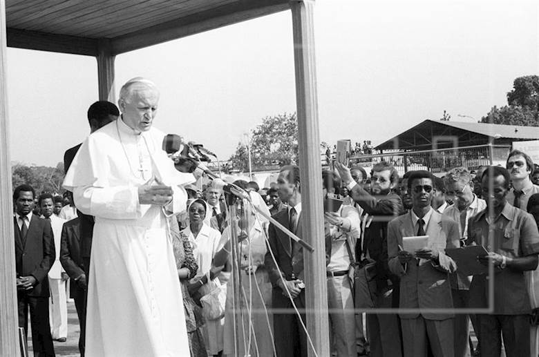 La visita del Papa San Juan Pablo II a Guinea Ecuatorial cumple hoy 39 años