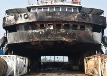 El incendio del barco “Elobey 12” pudo haber sido por un cortocircuito