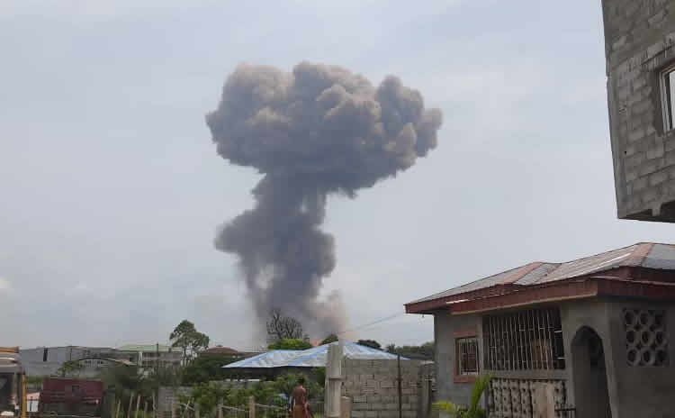 ÚLTIMA HORA: 3 explosiones causan varios daños materiales y heridos en la ciudad de Bata