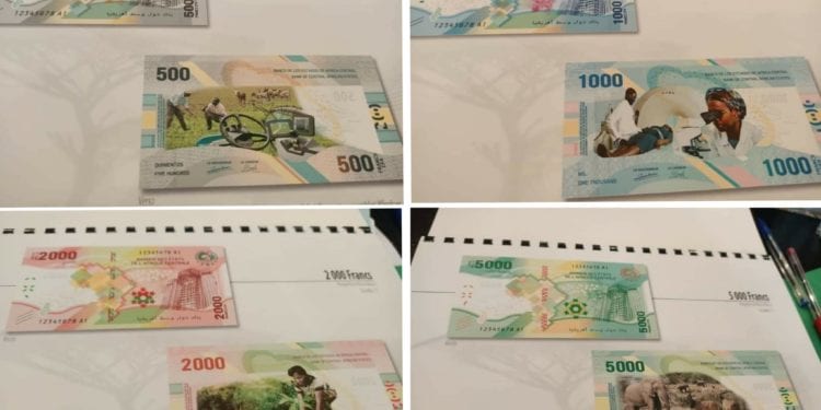 Se filtra la nueva gama de billetes y monedas que el BEAC pretende poner en circulación