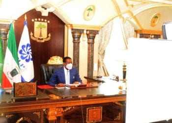 Obiang Nguema Mbasogo asiste al Foro Virtual de PALOP