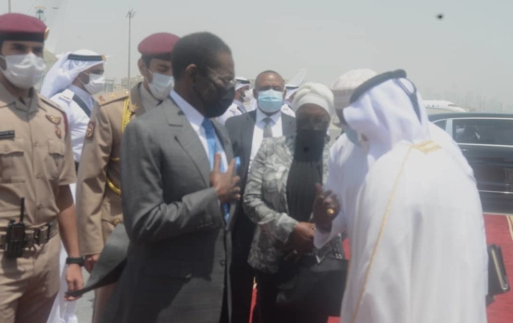 Finaliza la visita de Estado de Obiang Nguema Mbasogo a Catar