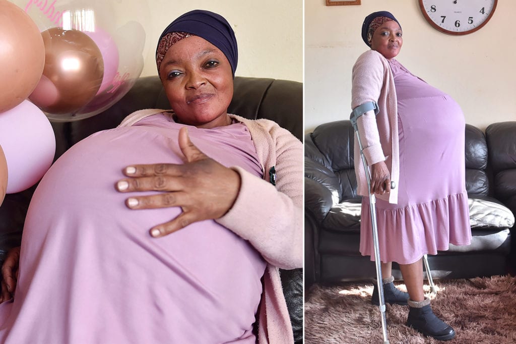 Una mujer da a luz a 10 hijos en Sudáfrica