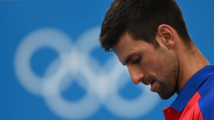 A Novak Djokovic le entra el 'mal olímpico'