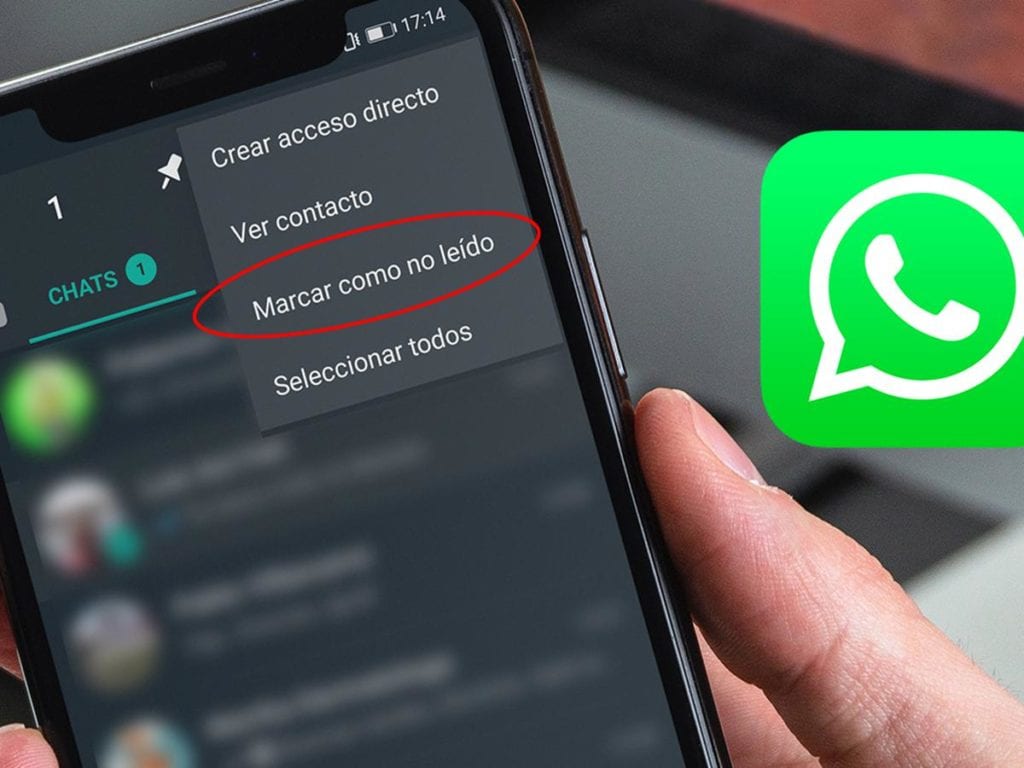 Cómo marcar un mensaje de WhatsApp como no leído