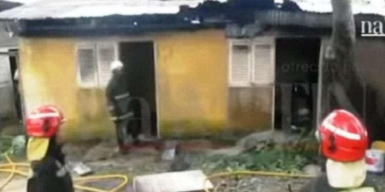 Un joven incendia las dos viviendas de su padre en Bata
