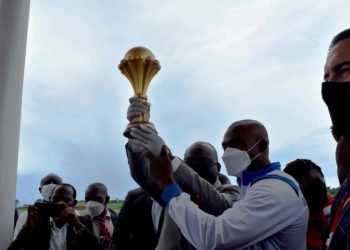 Llega a Malabo el trofeo de la CAN Camerún 2022