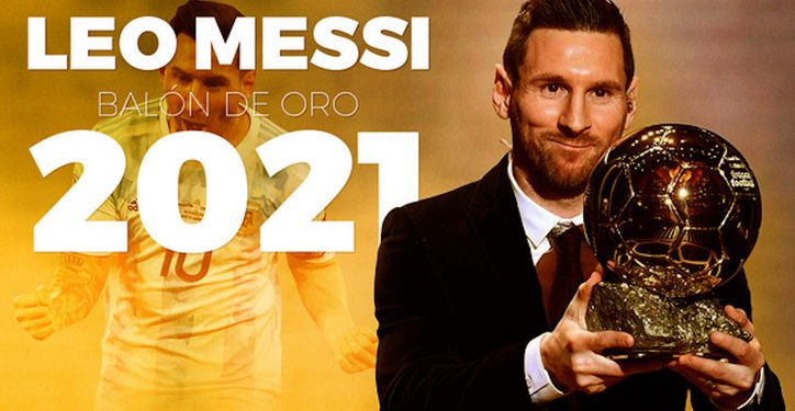 Messi logra su séptimo balón de oro