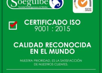 SOEGUIBE recibe la certificación internacional ISO 9001:2015