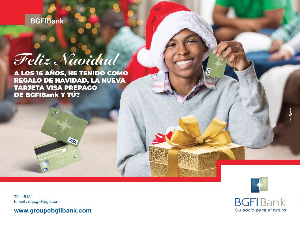 Mantén la magia de la Navidad este año con BGFI Bank.