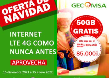 OFERTA ESPECIAL DE NAVIDAD: Internet LTE 4G de GECOMSA