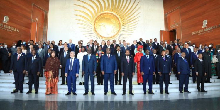 Líderes de la Unión Africana// Foto tomada de la página web de la U.A.